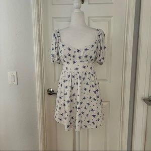 Forever 21 Empire Floral Empire Waist Mini Dress Size M